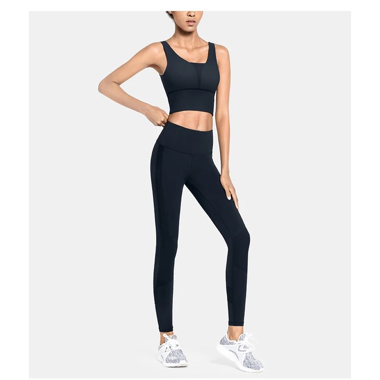 Women Black Sports Bra Gym Tops Vest Sports Bras High Impact Sports Bra