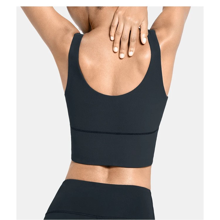 Women Black Sports Bra Gym Tops Vest Sports Bras High Impact Sports Bra