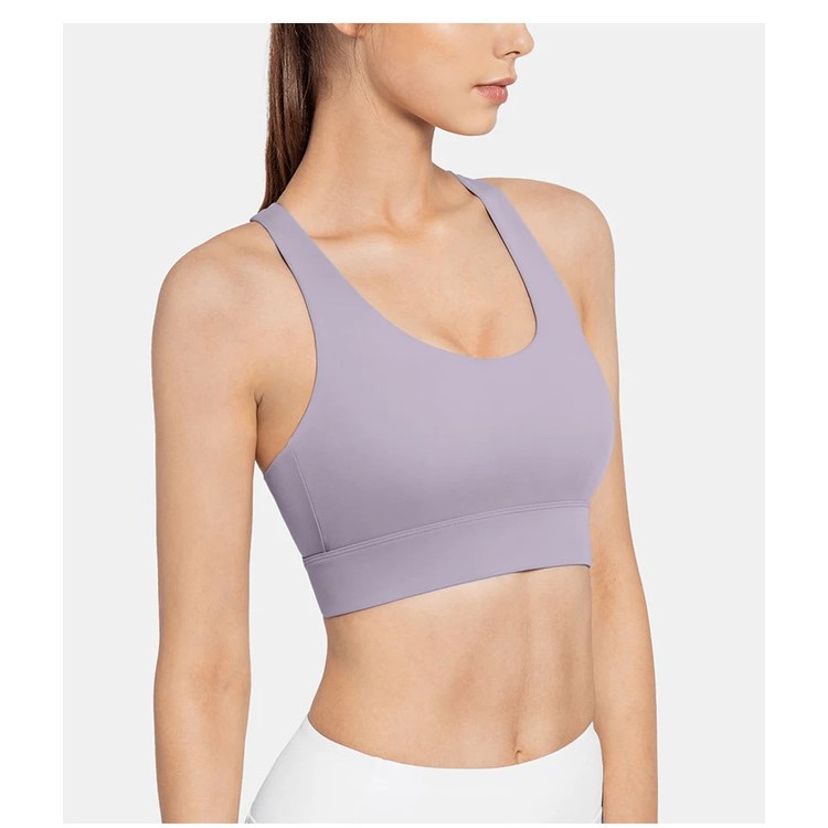 Sexy Yoga Sports Bra for Women with Crisscross with Removable Cups  