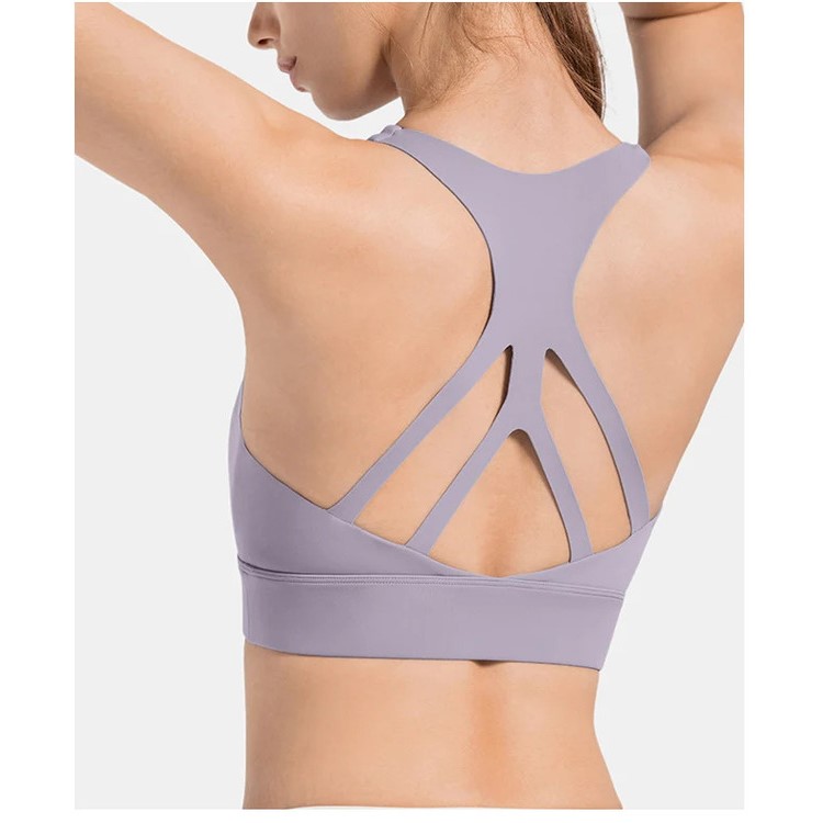 Sexy Yoga Sports Bra for Women with Crisscross with Removable Cups  