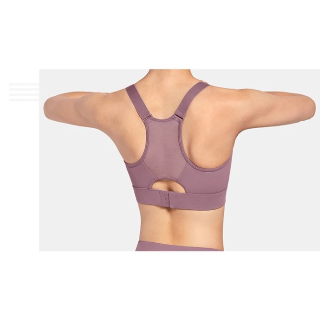 Women Workout Clothing Mesh Back Adjustable Sports Bra Top Fitness