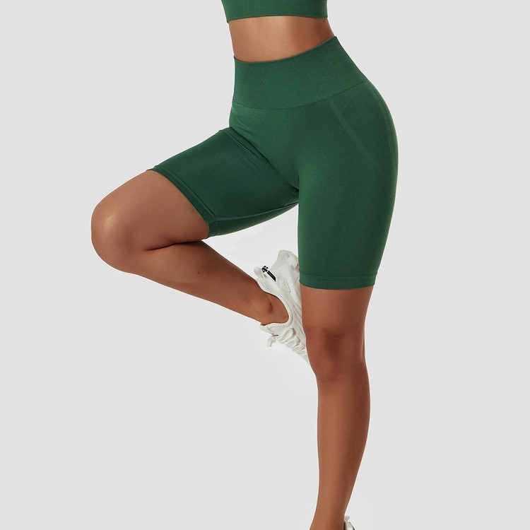 Women Hip Lift Scrunch Butt Yoga Leggings Outdoor High Impact Biker Shorts
