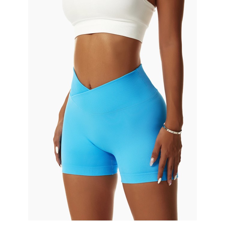 Women Sexy Seamless Butt Lift Sports Legging Scrunch Butt Yoga Shorts