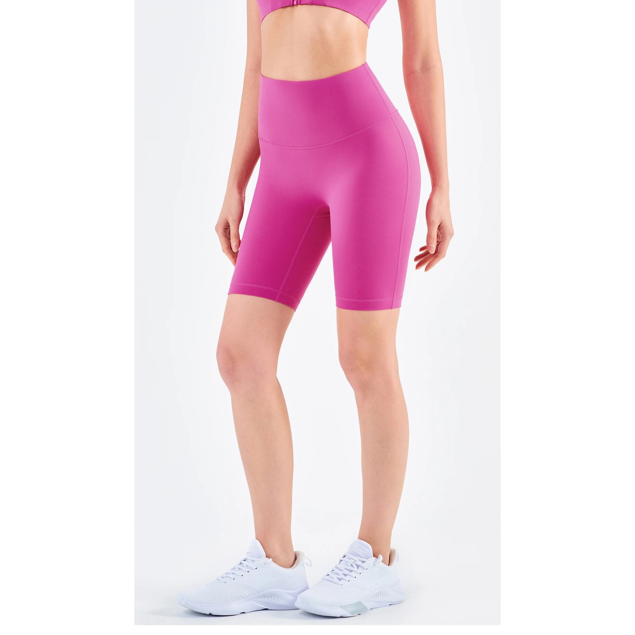 Workout Fitness Yoga Shorts For Women Tummy Control High Waist Biker Shorts