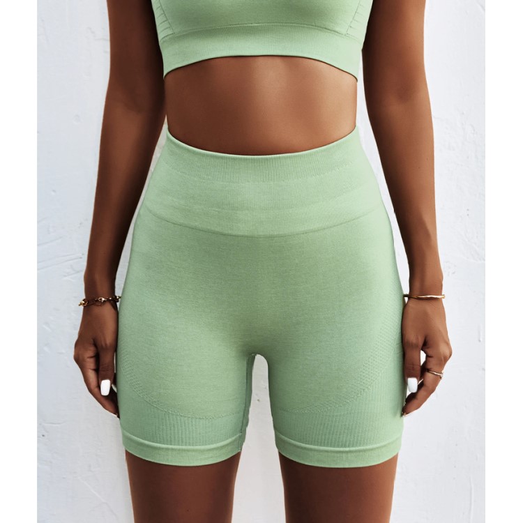 Seamless Women Butt Lift Yoga Legging Outdoor Cycling Gym Shorts