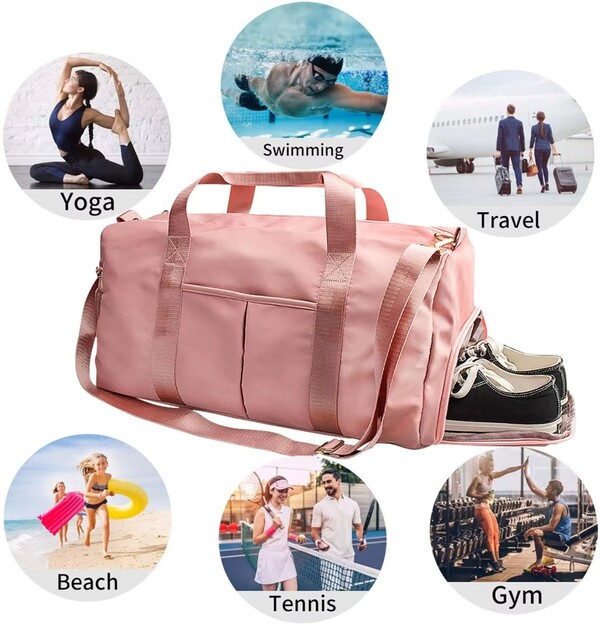 Pink Sport Yoga Gym bag