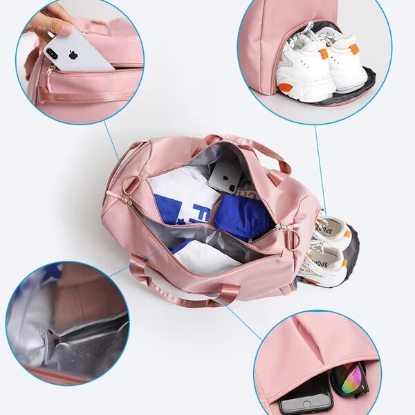 Pink Sport Yoga Gym bag