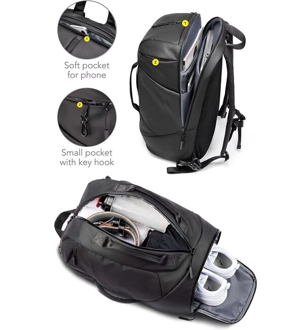 Multifunctional Waterproof Fitness Leisure Backpack