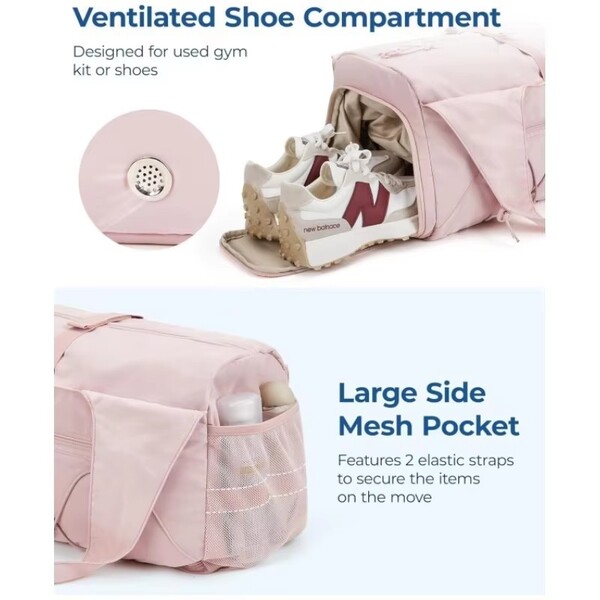 Portable Womens Gym Bag Organizer